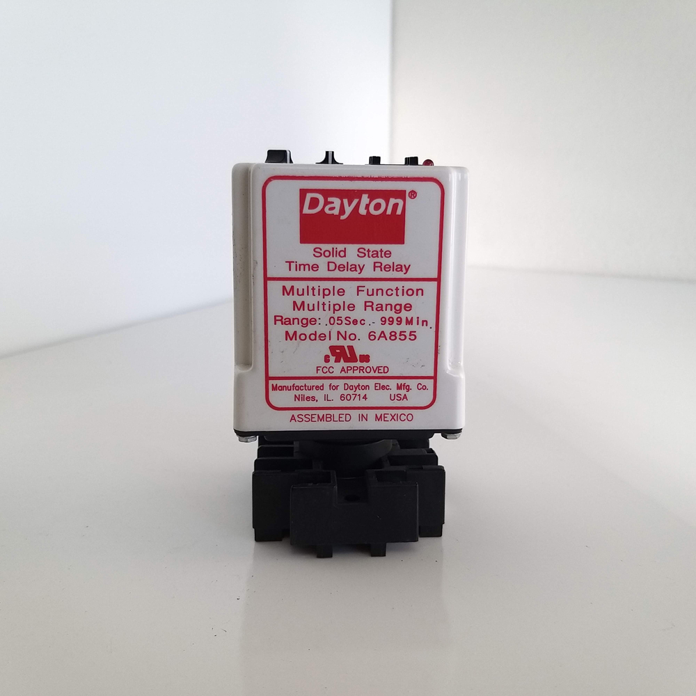 16842719 Time Delay Relay 6A855 DAYTON Base OT11PC