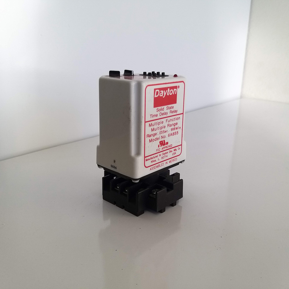 16842719 Time Delay Relay 6A855 DAYTON Base OT11PC
