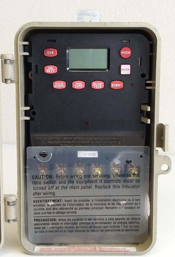 90600730 Digital Time Switch EW101B EW103B EW120B Tork